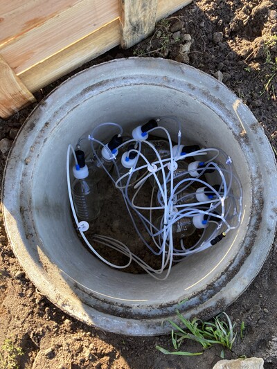 Wasserschutzversuch am Standort Hamerstorf
