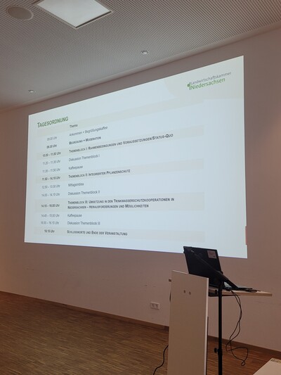 Infoveranstaltung 'Wasserschutz und Pflanzenschutz' im Rahmen der landesweiten Aufgaben § 28 NWG - © Lea Ball Infoveranstaltung 'Wasserschutz und Pflanzenschutz' im Rahmen der landesweiten Aufgaben § 28 NWG