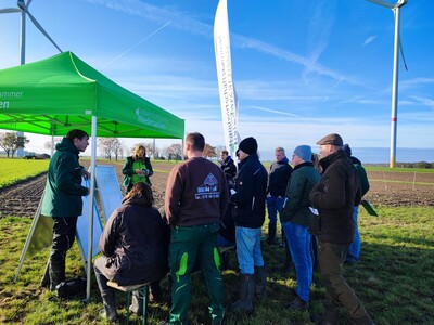 Feldbegang am Standort Schw&uuml;blingsen